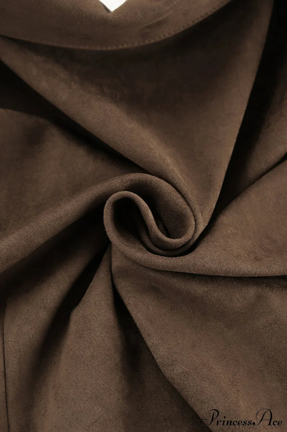 Elegant Suede Belted Blazer Coat for Sophisticated Style