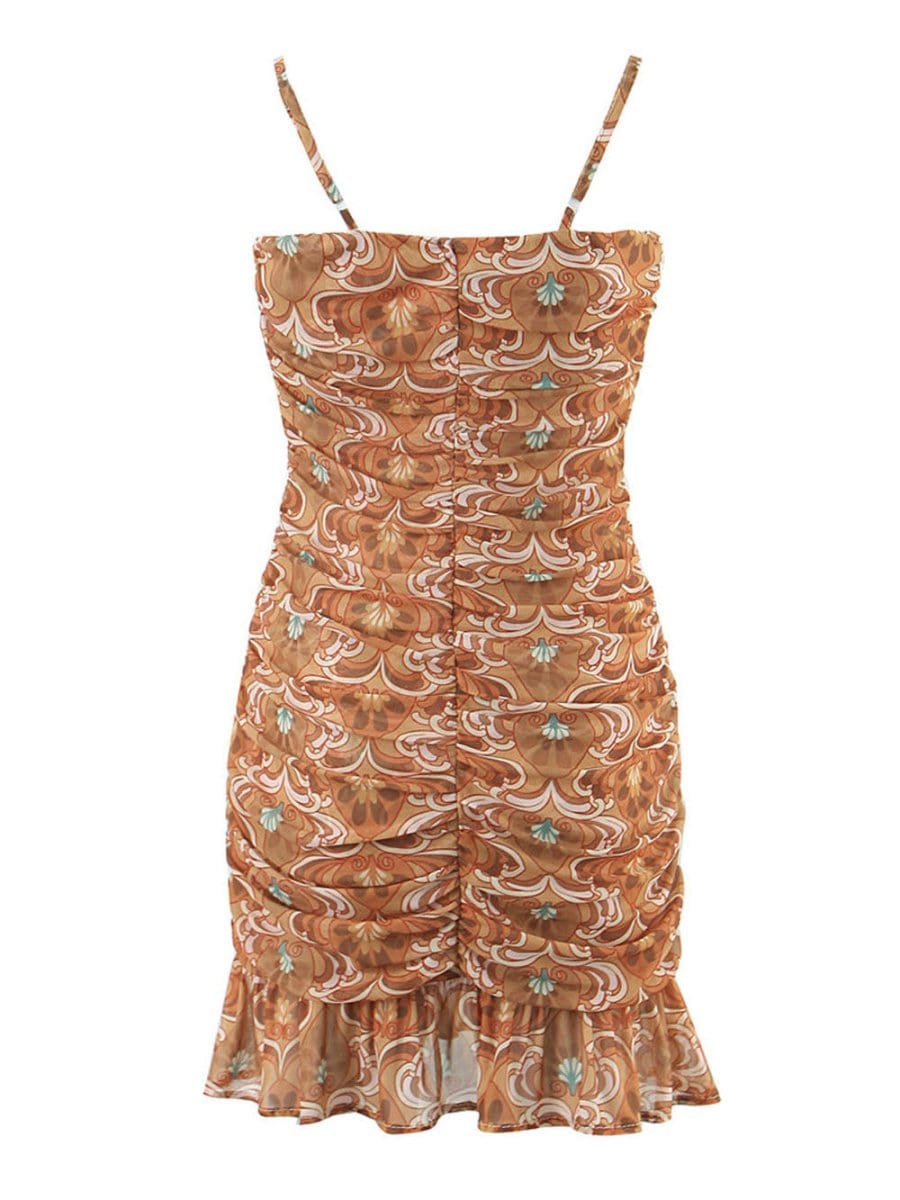 Ruffle Mini Dress - Fashionpara