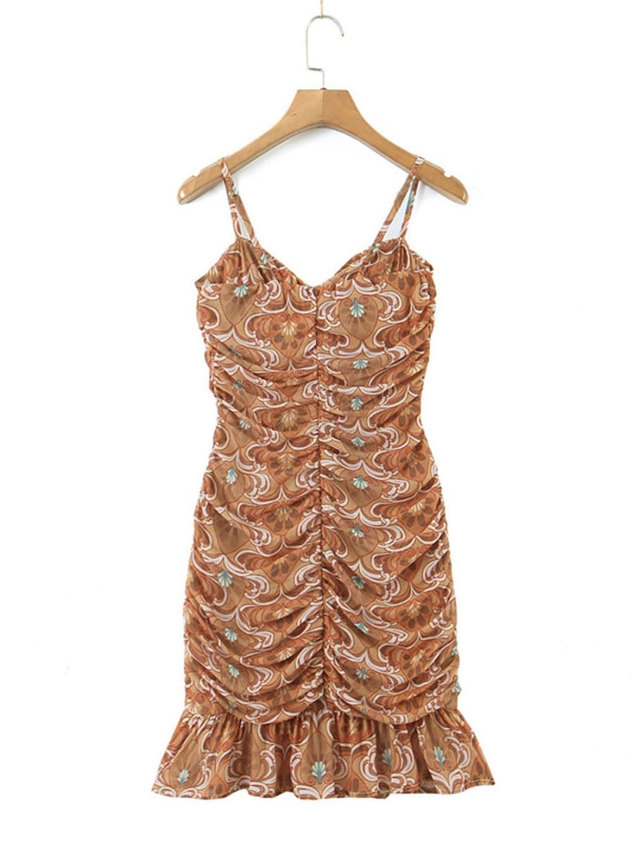 Ruffle Mini Dress - Fashionpara