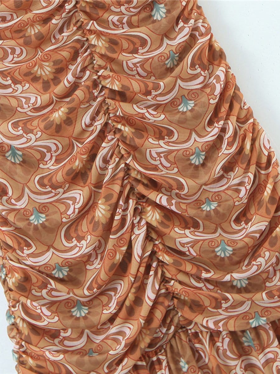 Ruffle Mini Dress - Fashionpara