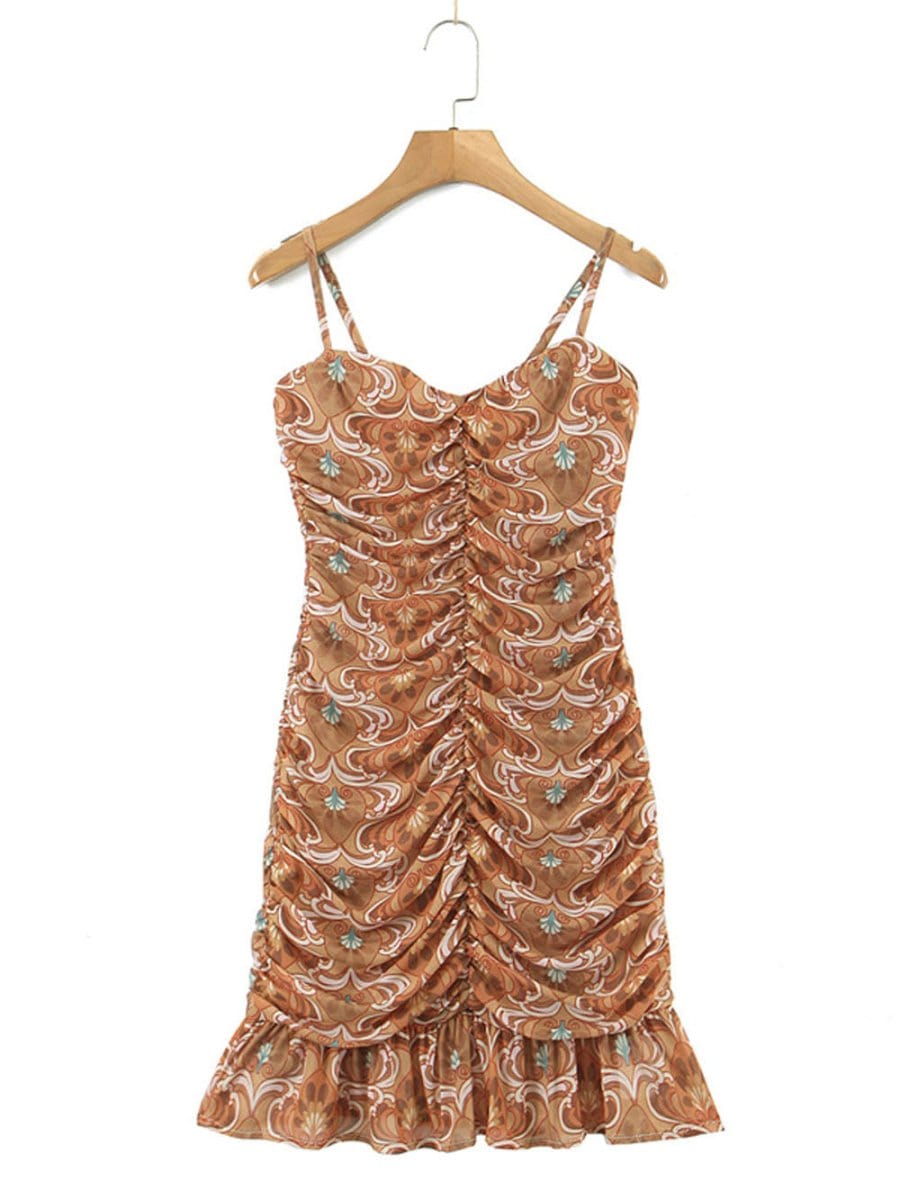 Ruffle Mini Dress - Fashionpara