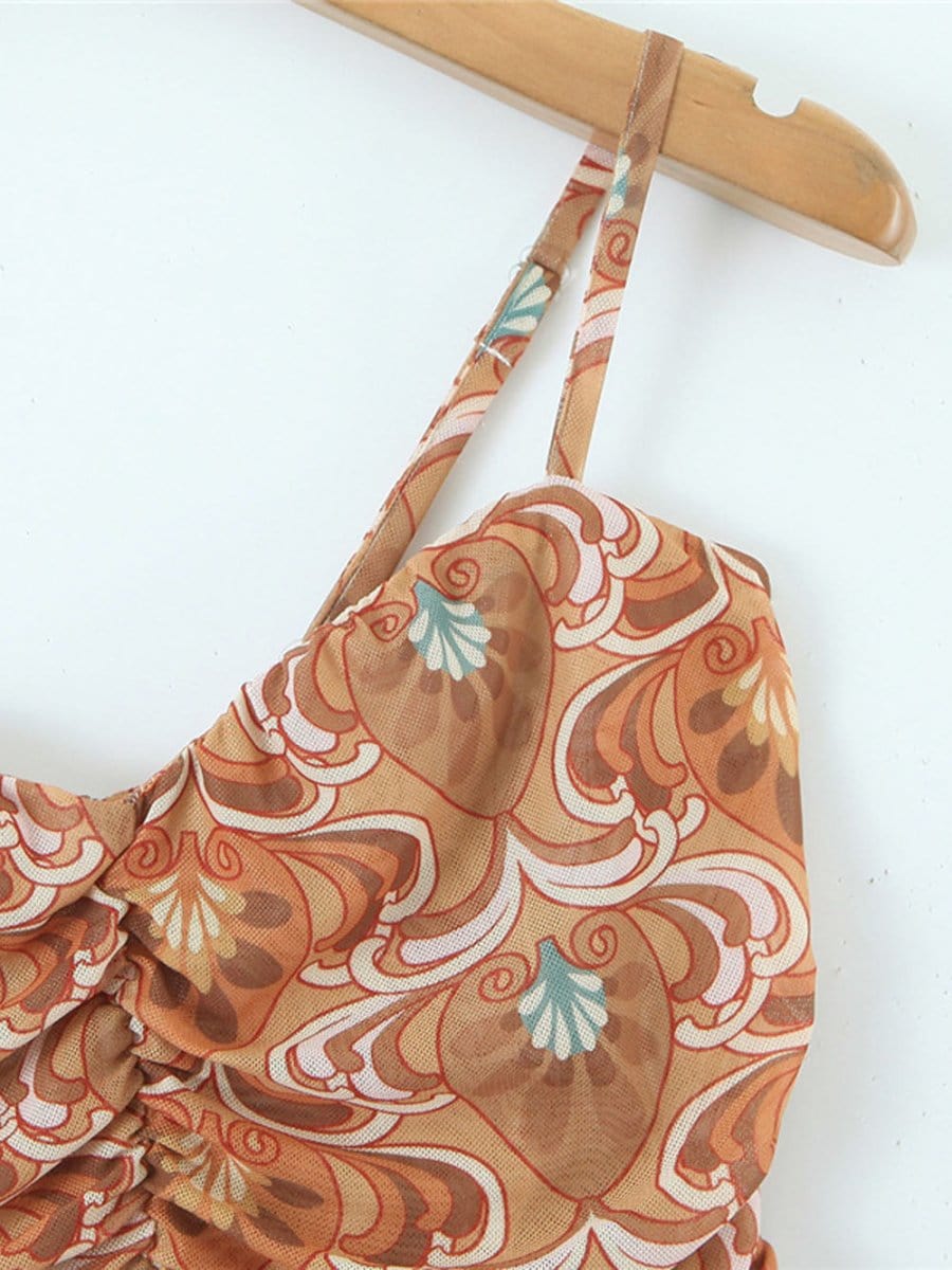 Ruffle Mini Dress - Fashionpara