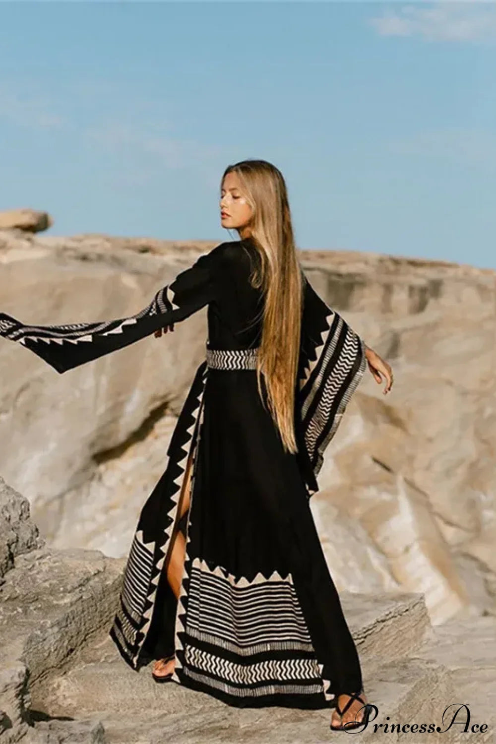 Swimwear Cover-Up Boho Dress