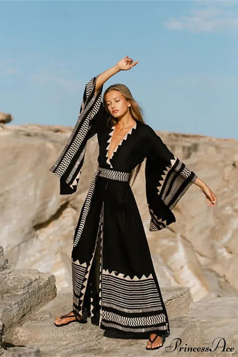 Swimwear Cover-Up Boho Dress