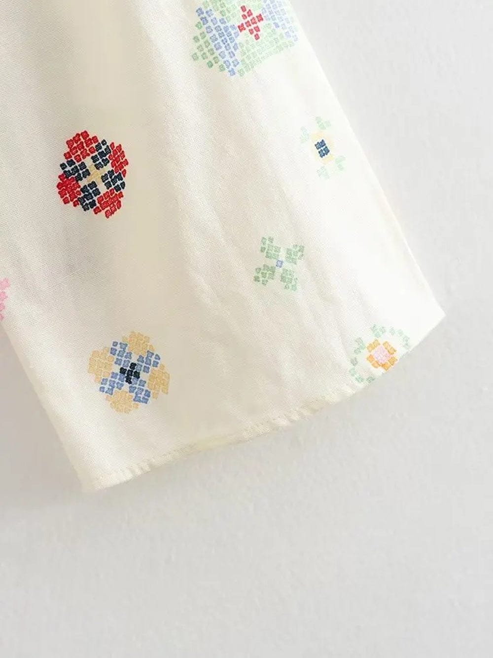 Printed Backless Shirt - Fashionpara