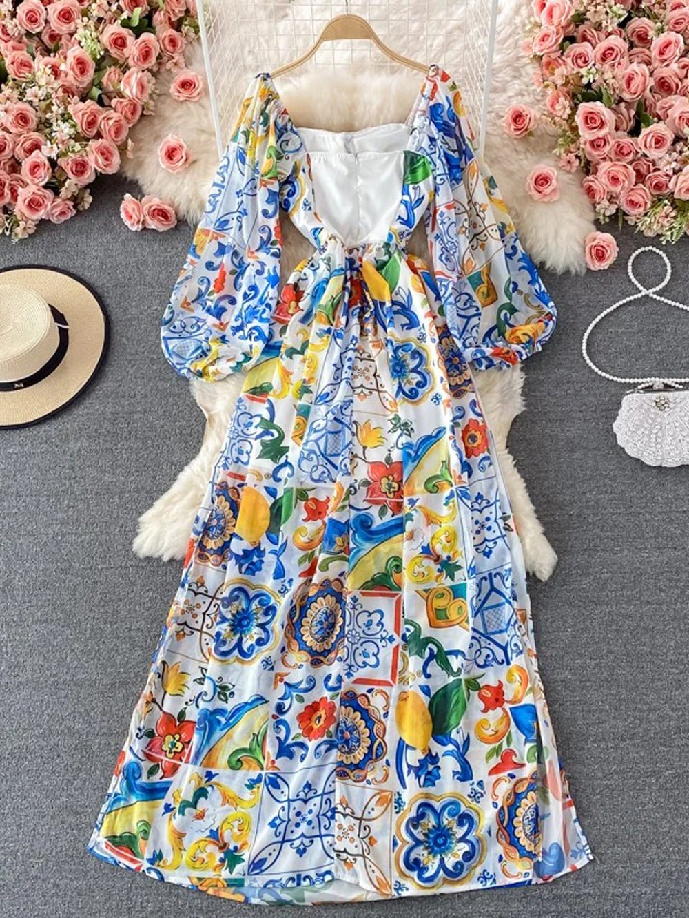 Floral Maxi Dress - Fashionpara