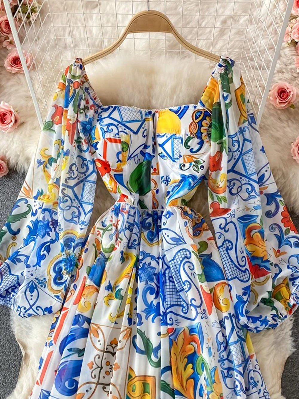 Floral Maxi Dress - Fashionpara