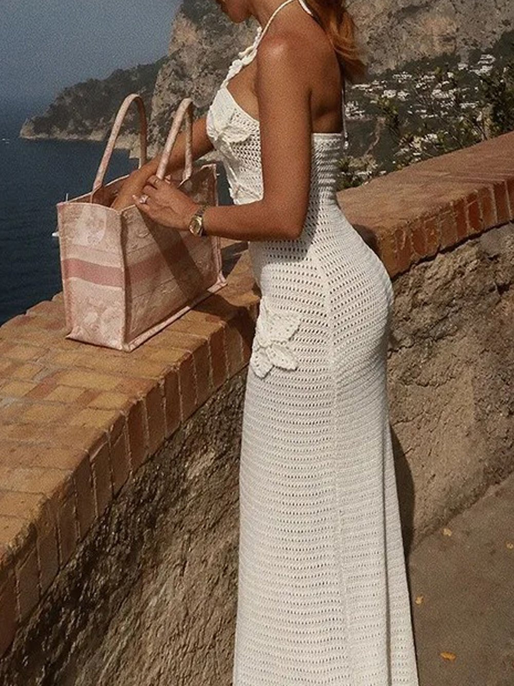 Backless Sleeveless Maxi - Fashionpara