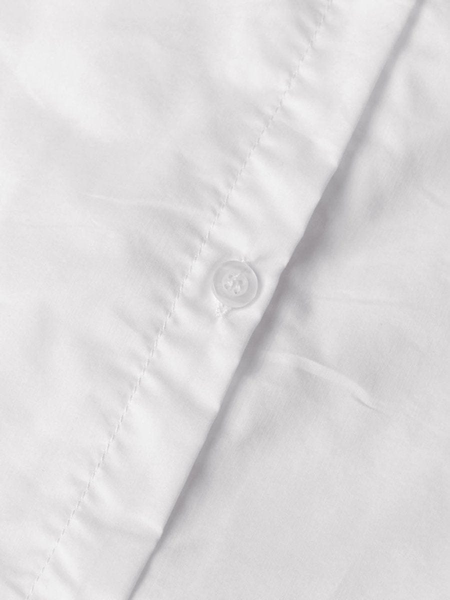 Button Mini Dress - Fashionpara