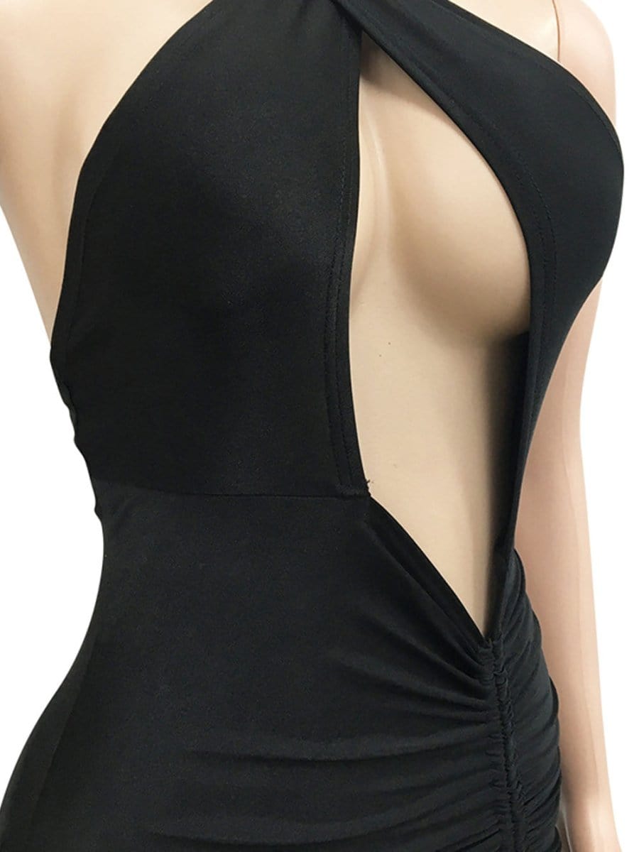 Backless Maxi Dress - Fashionpara