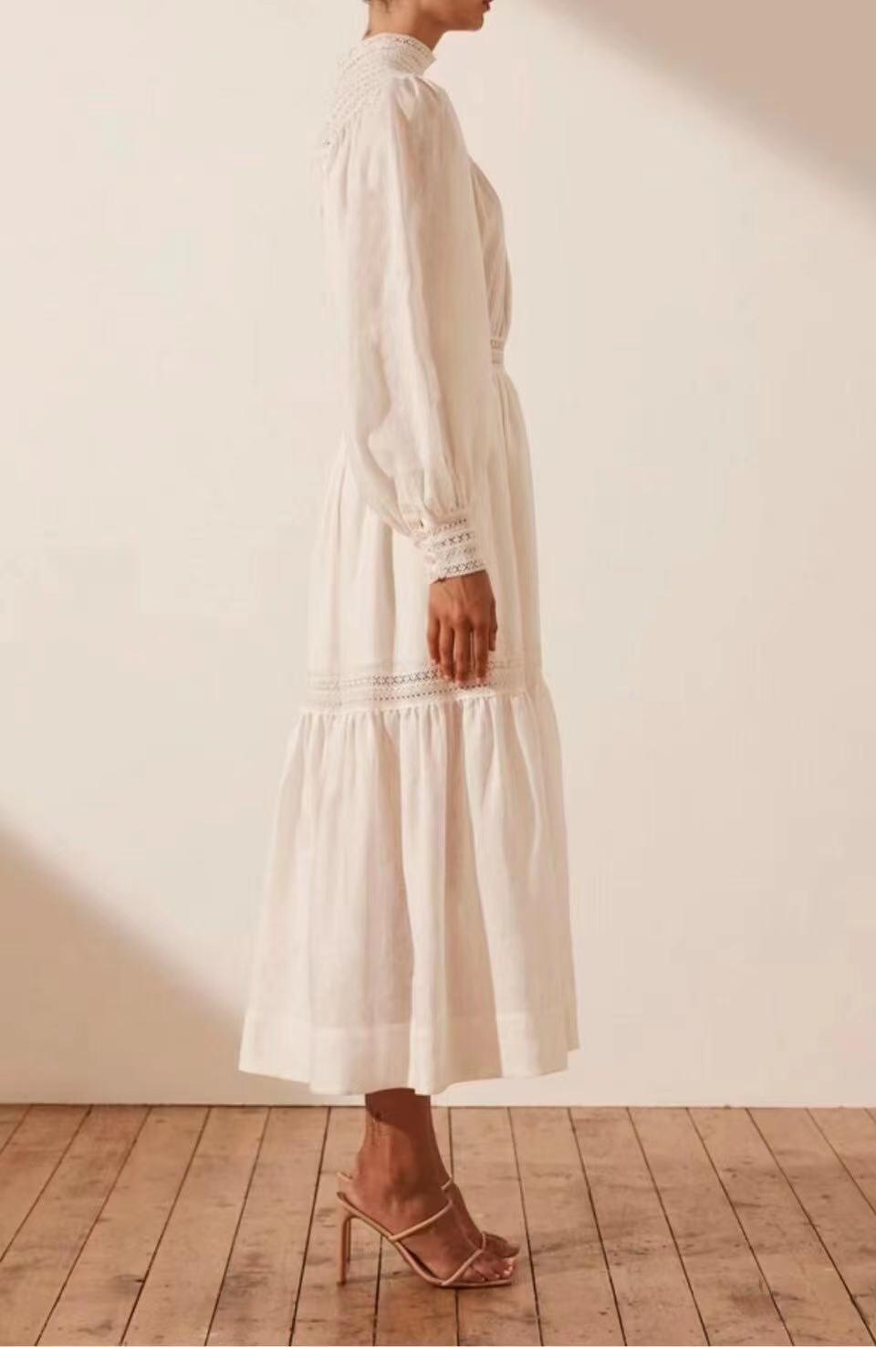 KittenAlarm - Theressa Bishop Sleeves Layered Dress