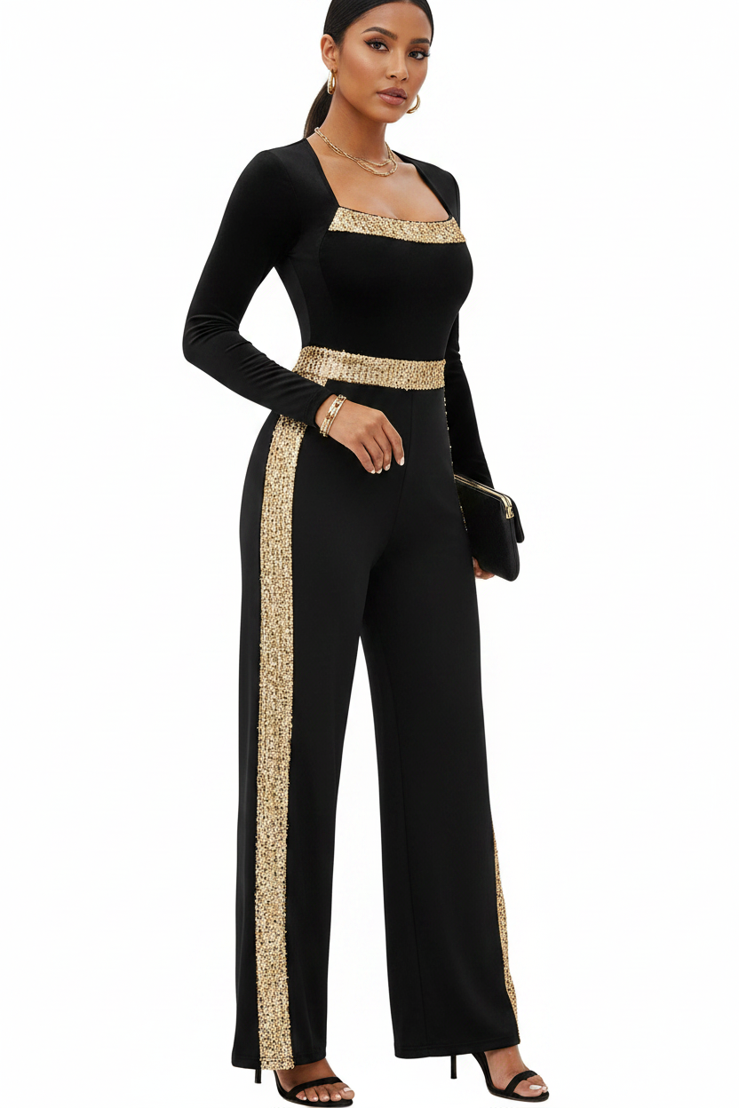 Mesh Deep V-Neck Long Sleeve High Split Midi Dress - View 10