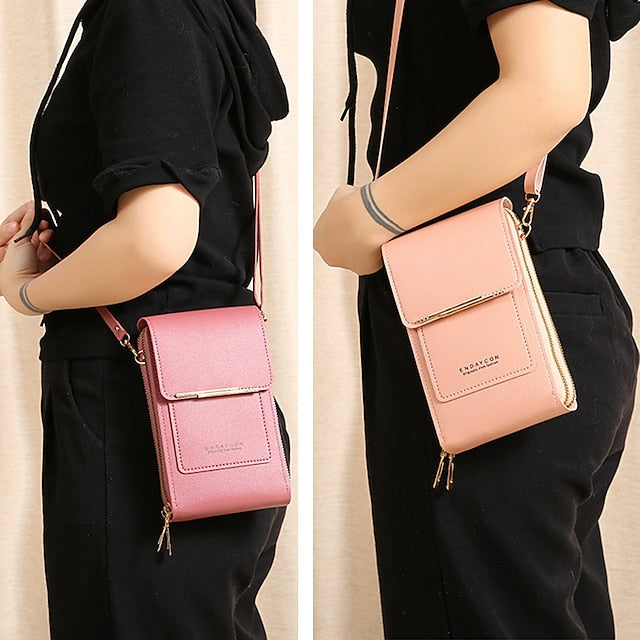 Phone Mobile Bag Crossbody Wallet Purse Coin