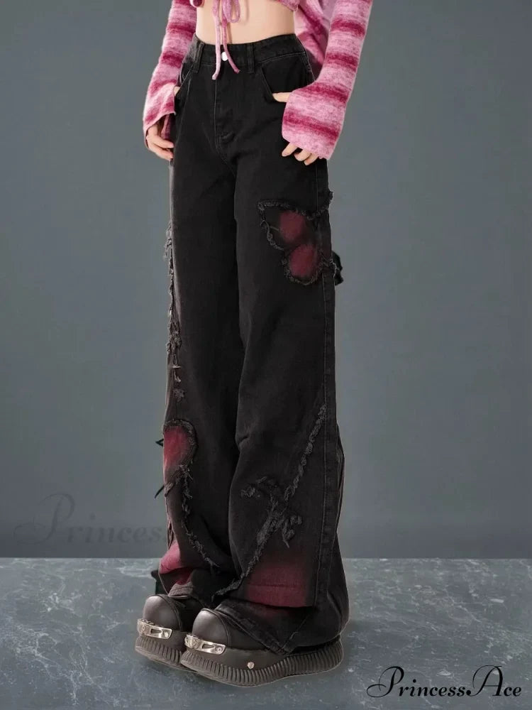 Tie Dye Butterfly Halloween Pants