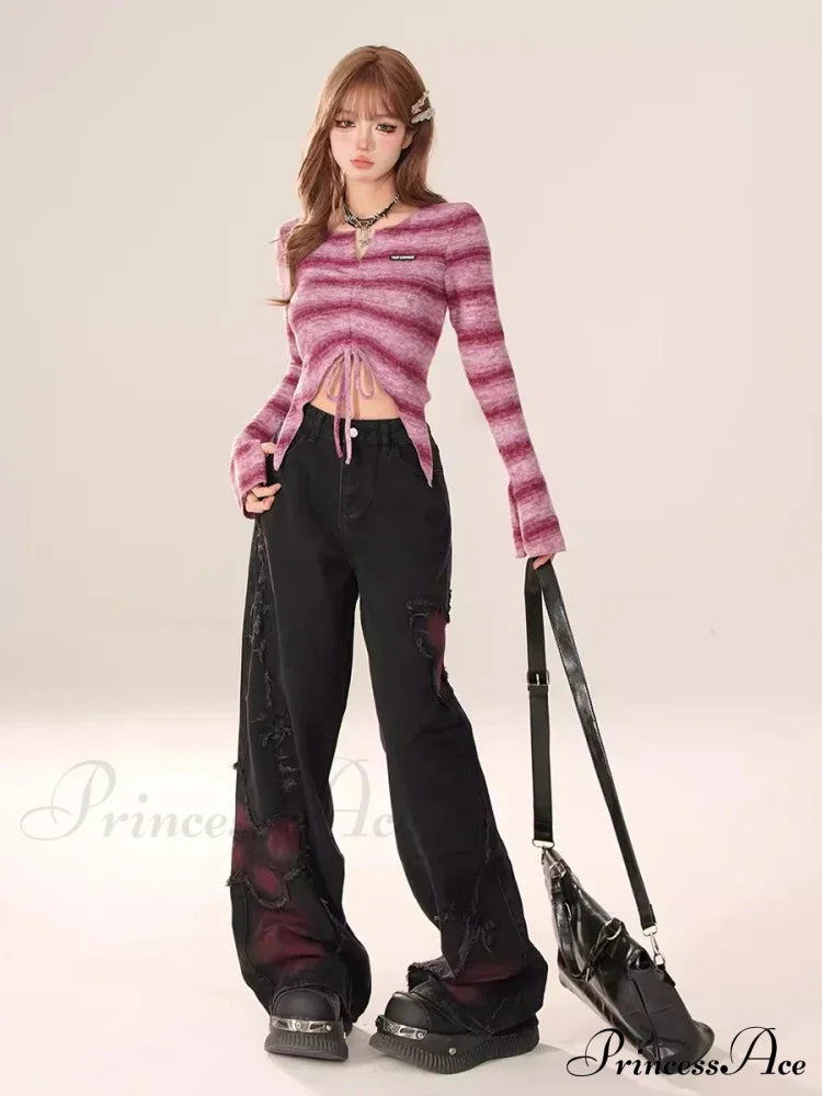 Tie Dye Butterfly Halloween Pants