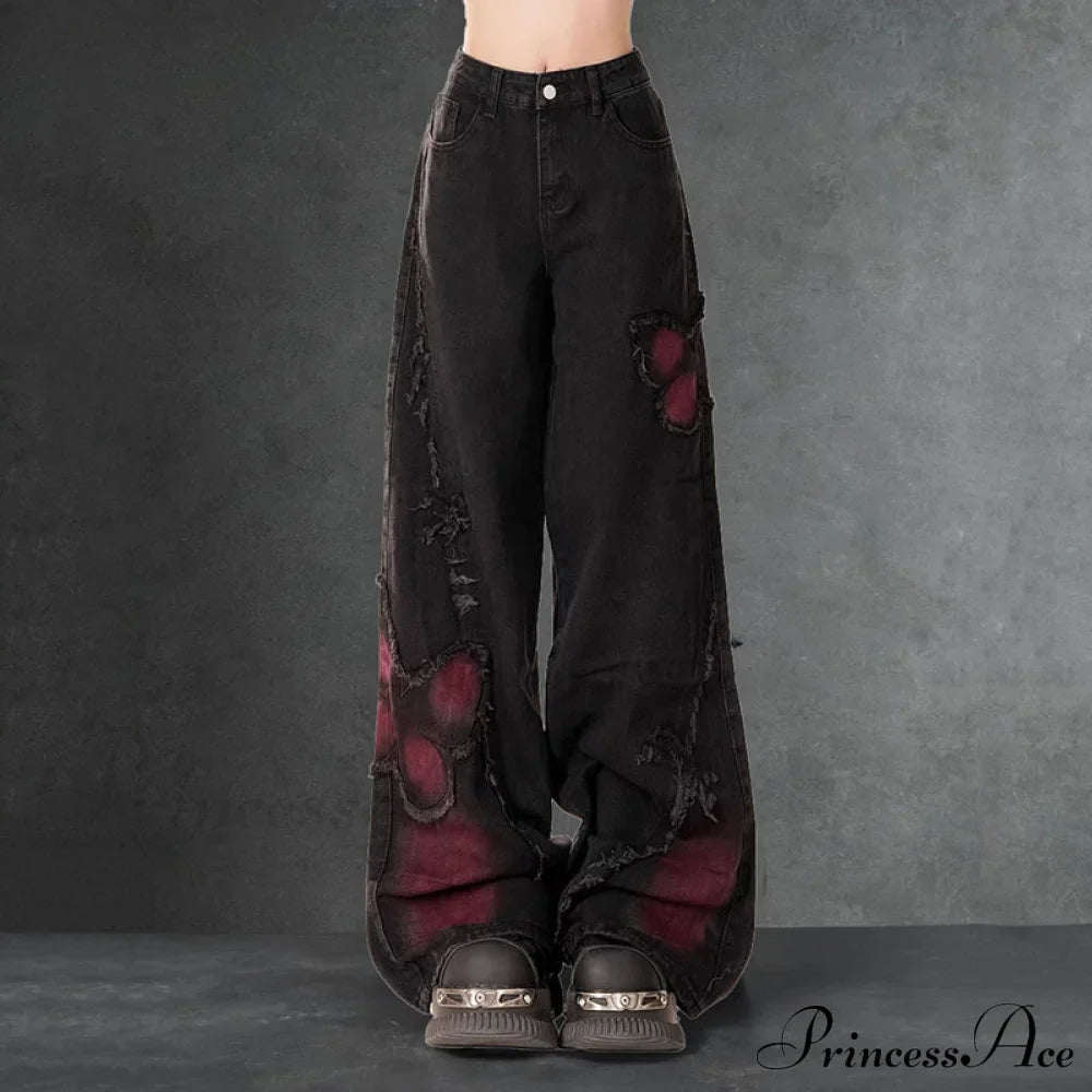 Tie Dye Butterfly Halloween Pants