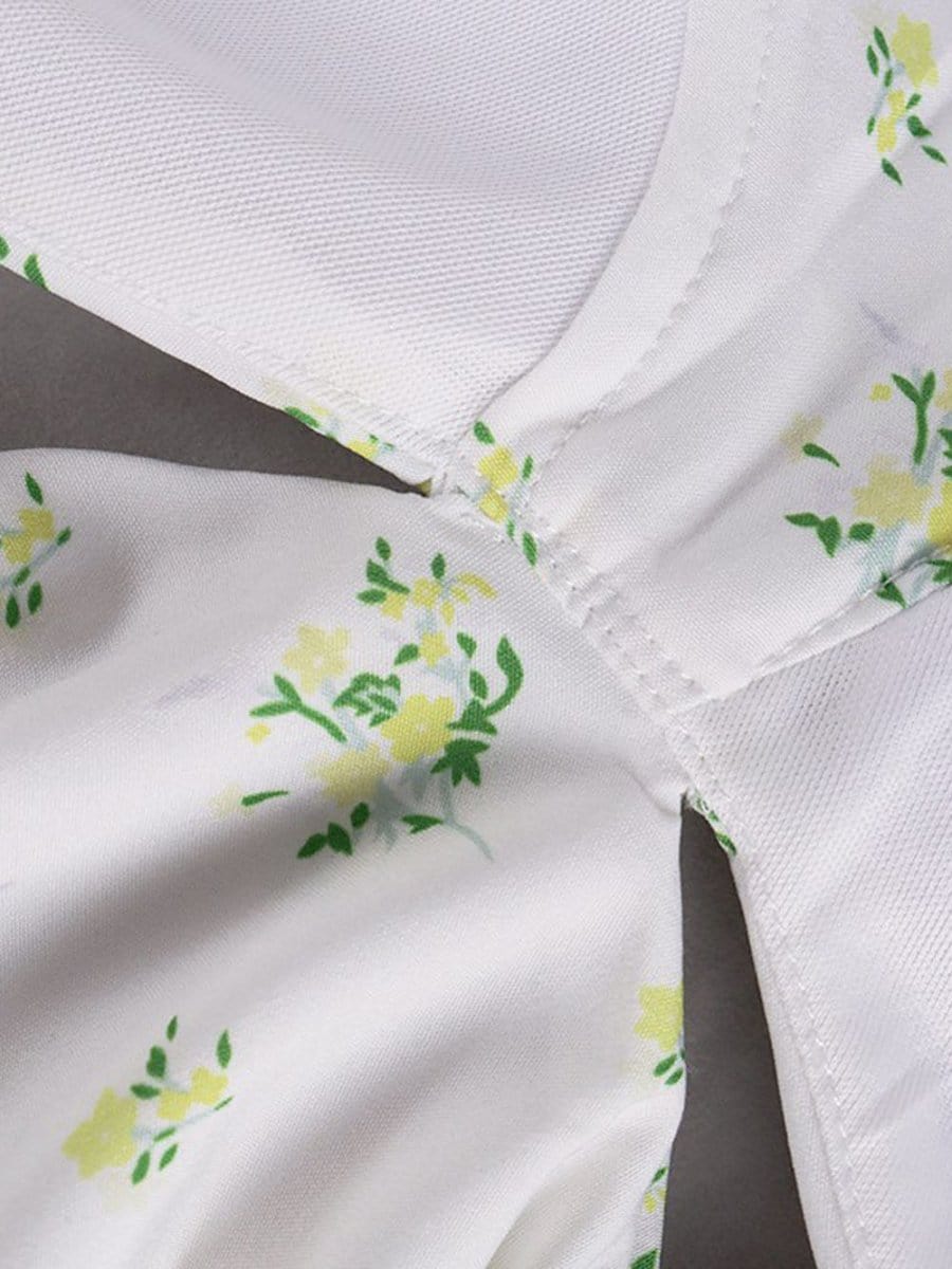 Floral Corset Top - Fashionpara