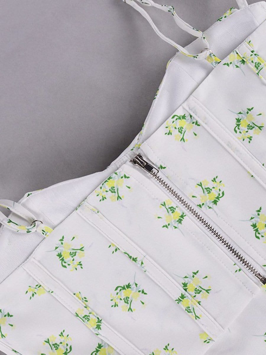 Floral Corset Top - Fashionpara