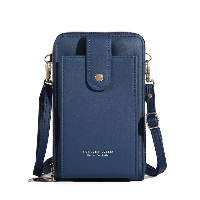 Mobile Phone PU Bag Shoulder Crossbody