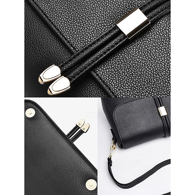 Burgundy Bags in Crossbody Leather Black Faux and