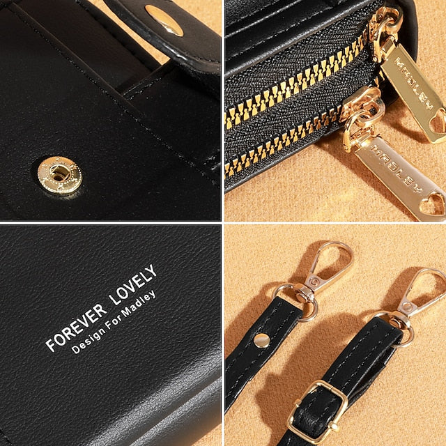 Mobile Phone PU Bag Shoulder Crossbody