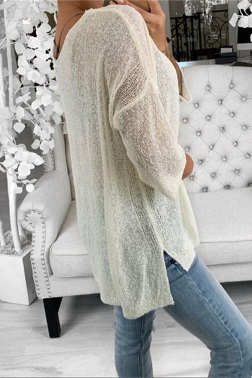 RadyRin V Neck Casual Sweater for Effortless Everyday Style