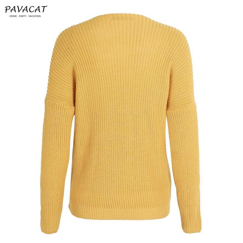 RadyRin Gray V Neck Cross Knit Sweater for Effortless Style