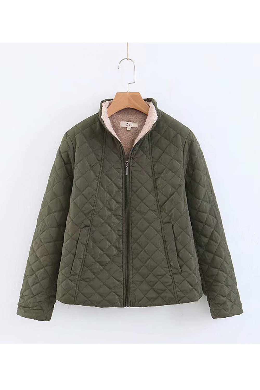 Luxurious Velvet Stand Collar Parka Jacket for All Seasons