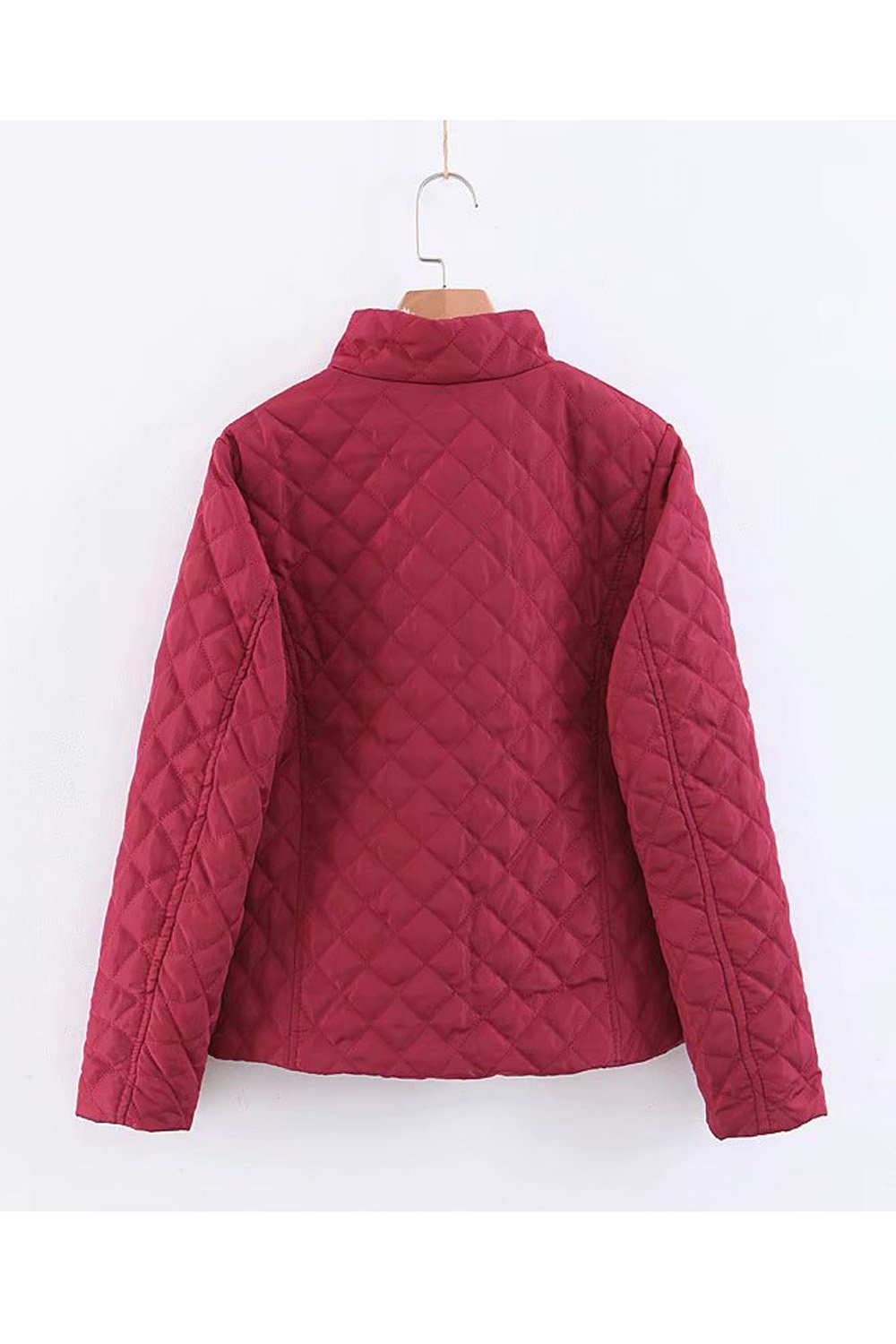 Luxurious Velvet Stand Collar Parka Jacket for All Seasons