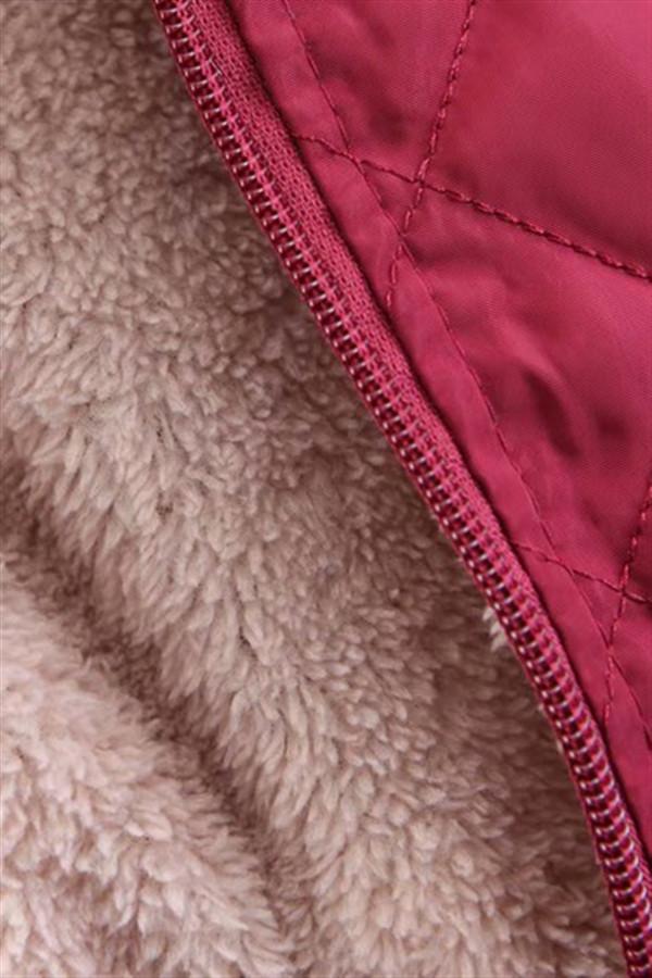 Luxurious Velvet Stand Collar Parka Jacket for All Seasons