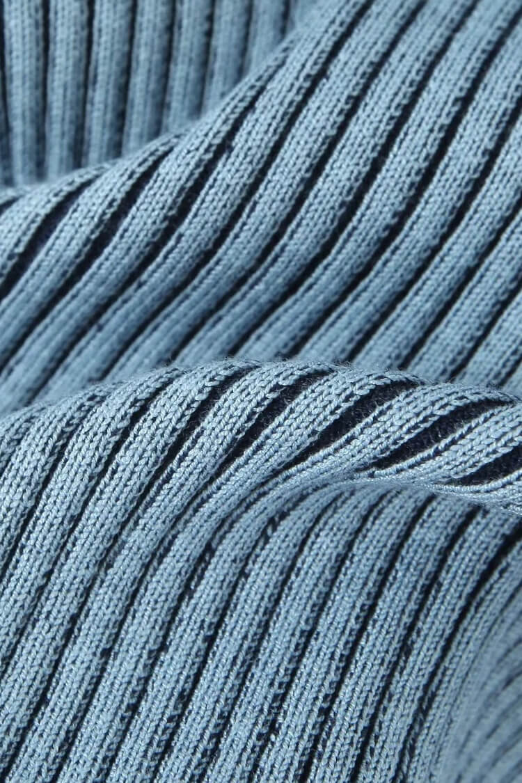 Rosedress Vintage Ribbed Crop Cardigan with Two Way Zipper