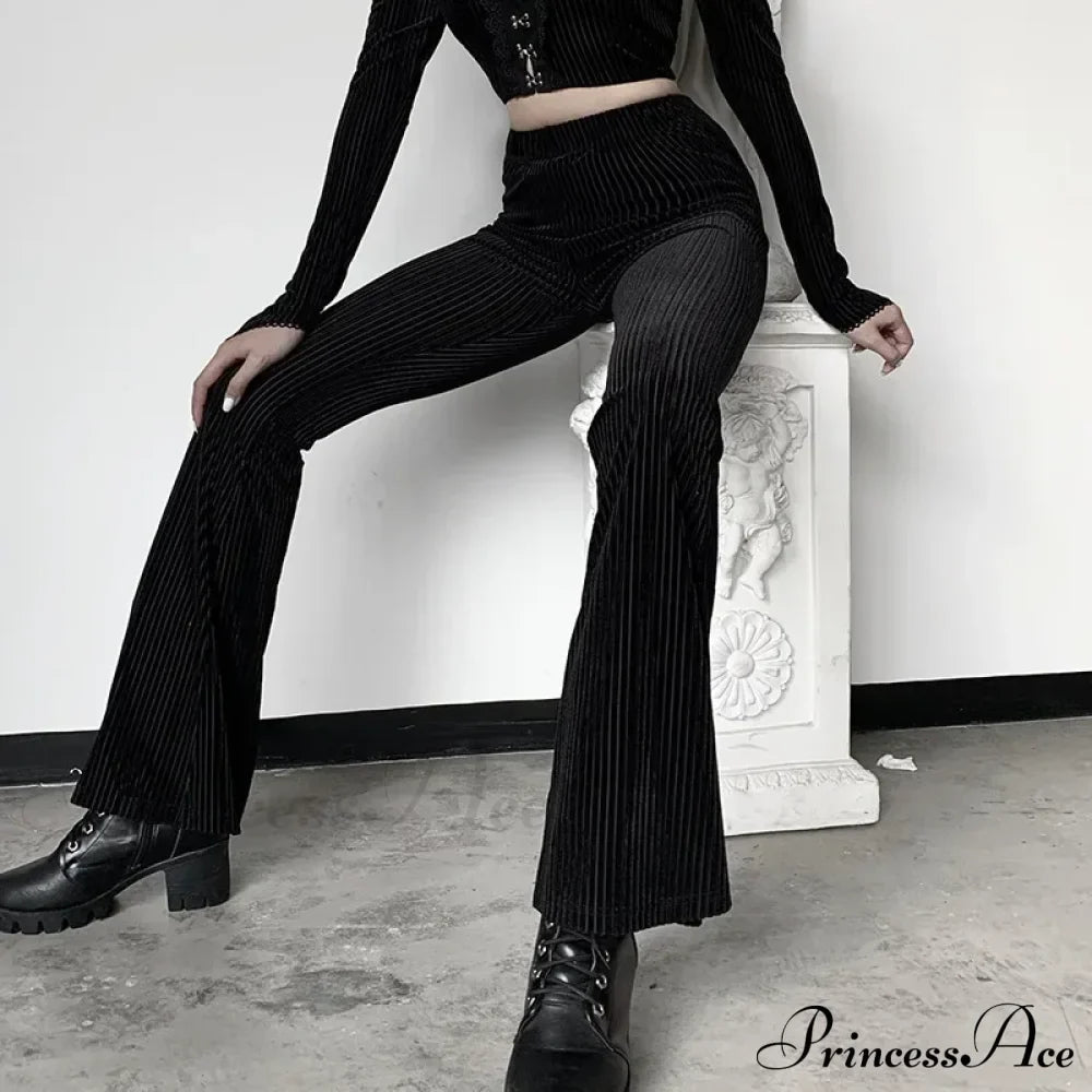 Vintage Flare Harajuku Halloween Pants