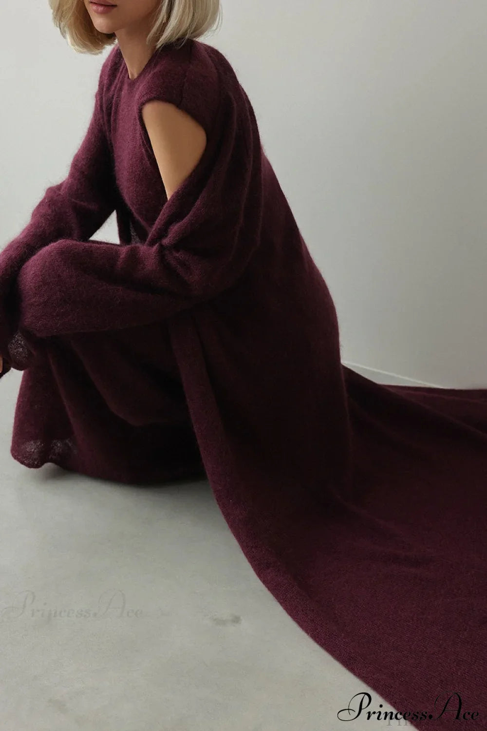 Chic Vintage Knit Cardigan and Sleeveless Dress Set