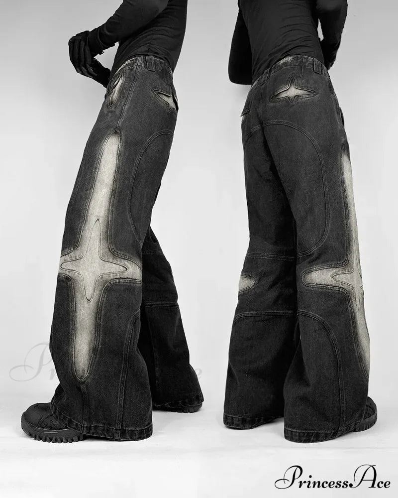 Vintage Washed Baggy Halloween Pants