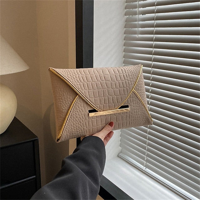 Bags Leather Clutch PU for Bridal Evening