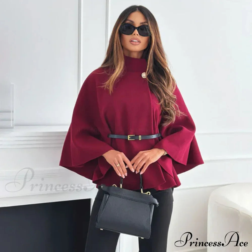 Winter Bat Sleeve Canopy Coat