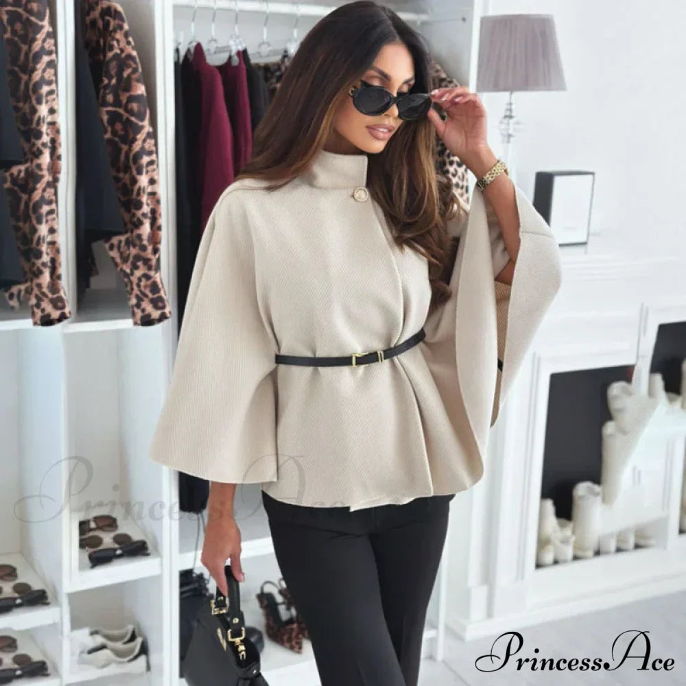 Winter Bat Sleeve Canopy Coat