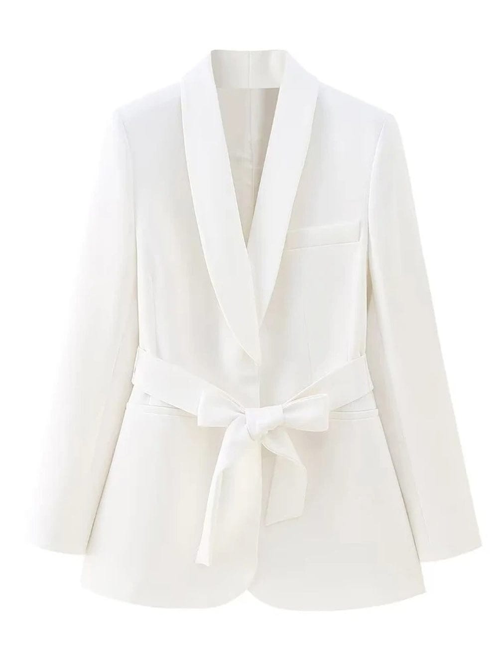 Belt Button Blazer - Fashionpara