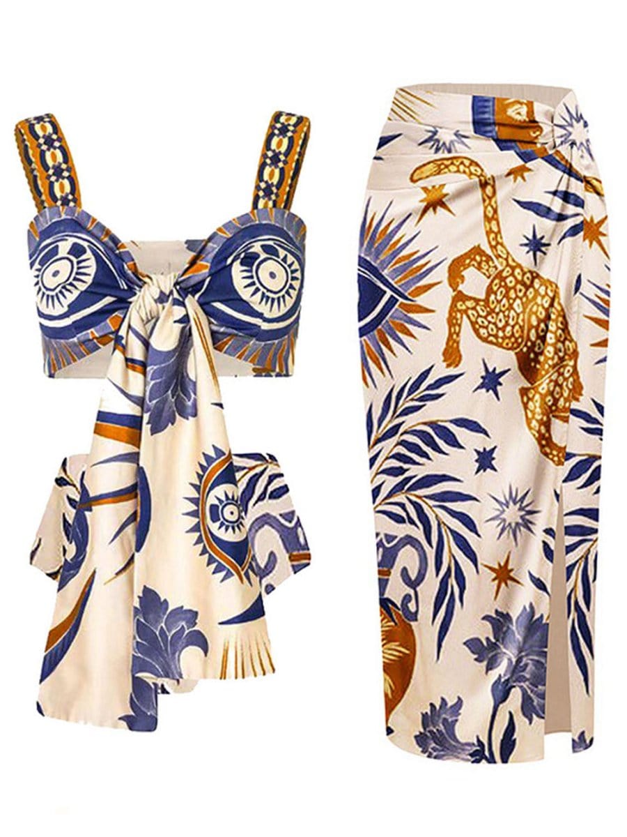 Ruffle Bikini Swimsuit - Fashionpara