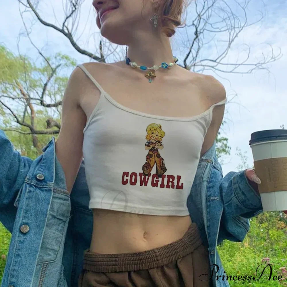 Y2K Sexy Gothic Graphic Letter Print Casual Grunge 90S Streetwear Slim Crop Top G / S Halloween