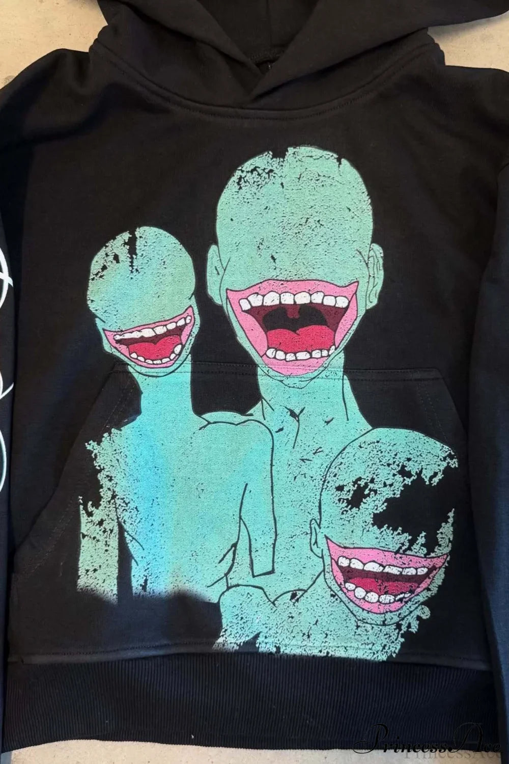 Y2K Whimsical Character Pullover  Hoodie