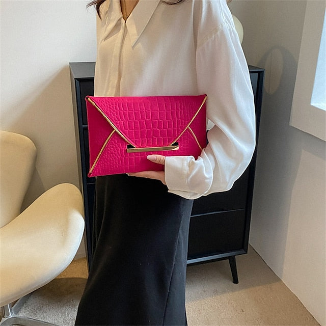 Bags Leather Clutch PU for Bridal Evening