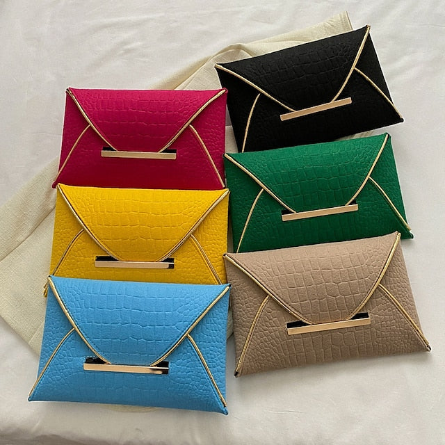 Bags Leather Clutch PU for Bridal Evening