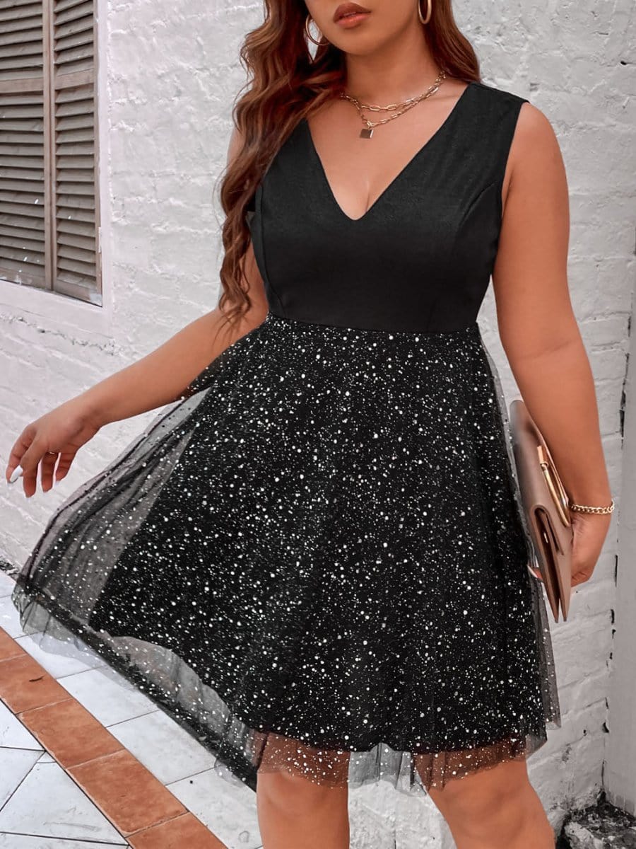 Sleeveless Mini Dress - Fashionpara