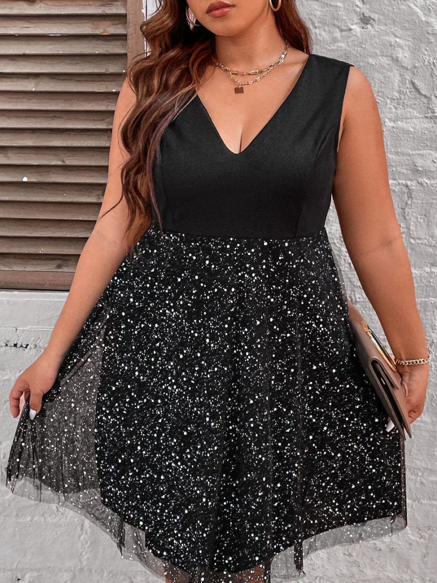 Sleeveless Mini Dress - Fashionpara