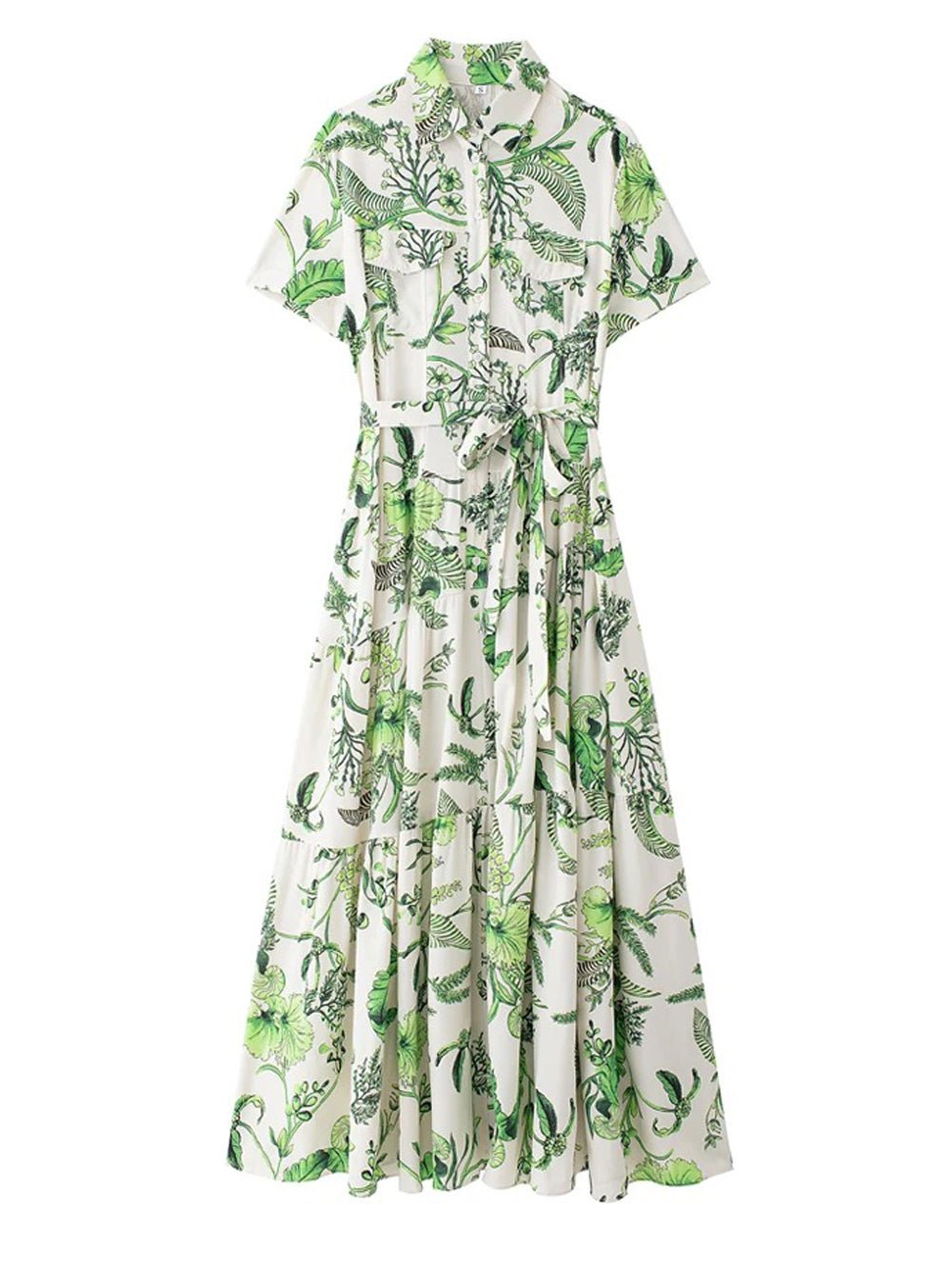 Floral Midi Dress - Fashionpara