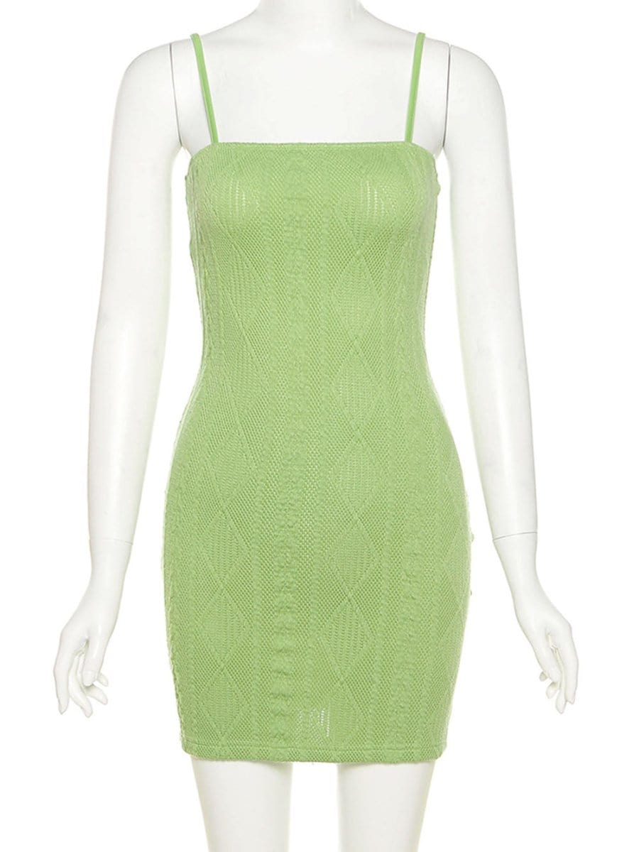 Strap Mini Dress