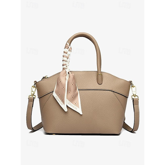 Daily Holiday Handbag Bag Office PU Leather Bucket