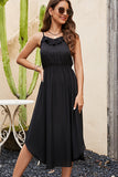 Solid Color Sleeveless Casual Dress