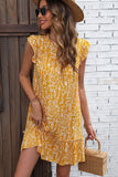 Fashion Printed Round Neck Casual Dress